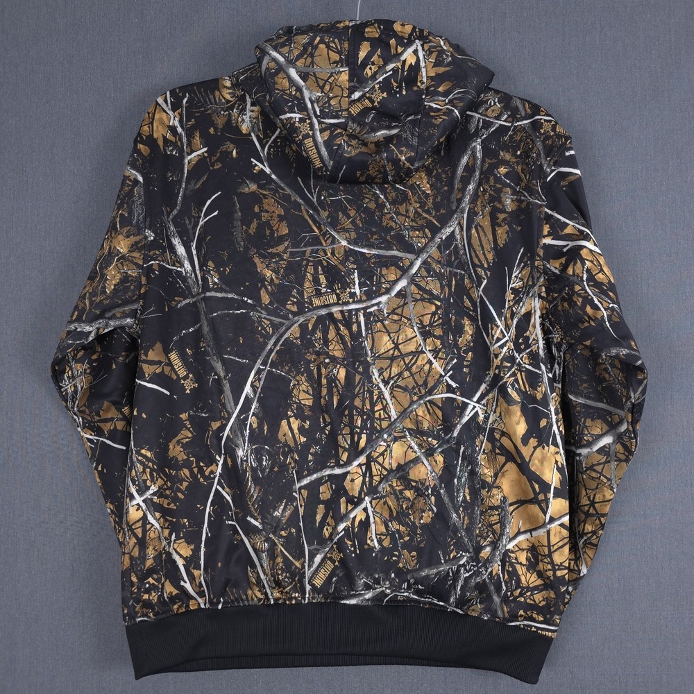Moon Shine Camo Hoodie Men Large Outshine Camouflage Wicking Pullover Sweatshirt - Picture 5 of 6